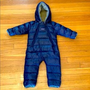 Patagonia Hi Loft Down Bunting 3-6 month infant